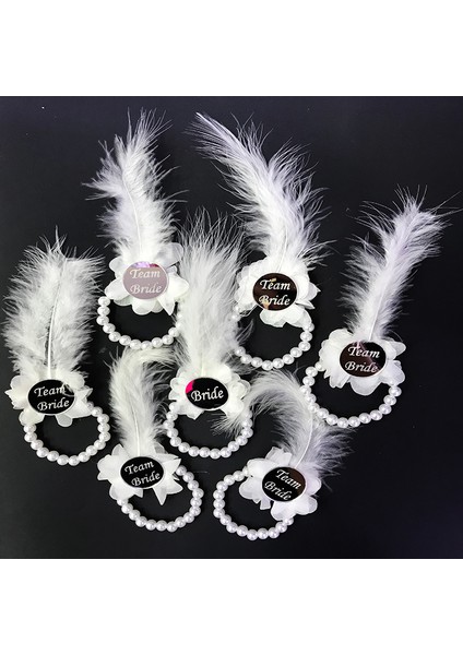 Incili Nedime Bilekliği Gümüş Pleksili Beyaz Otrişli 7&apos;li Set fiyatları