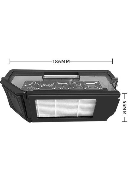 Ecovacs Için Toz Kutusu Deebot X1 Omni / Turbo T10 Robot Vakum Temizleyici Toz Bin Hepa Filtre Değiştirme Aksesuarları (Yurt Dışından) fiyatları