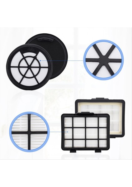 Bosch Serisi 2 Vakum Süpürge BGC05A220A, BGC05A320, BGS05AAA2/01, BGS05A220/02 Hepa Filtre Motor Koruma Filtresi (Yurt Dışından) modelleri