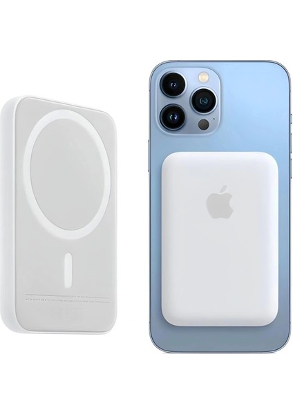 Buğz iPhone 15 / 16 / 17 Uyumlu Magsafe Kablosuz Powerbank 5000 Mah | Wireless Taşınabilir Batarya Şarj Aleti fırsatları