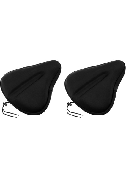2x Bisiklet Koltuk Kapağı Büyük Boyut Yumuşak Geniş Egzersiz Bisiklet Yastığı Kapağı Mtb Yol Bisikleti (Yurt Dışından)
