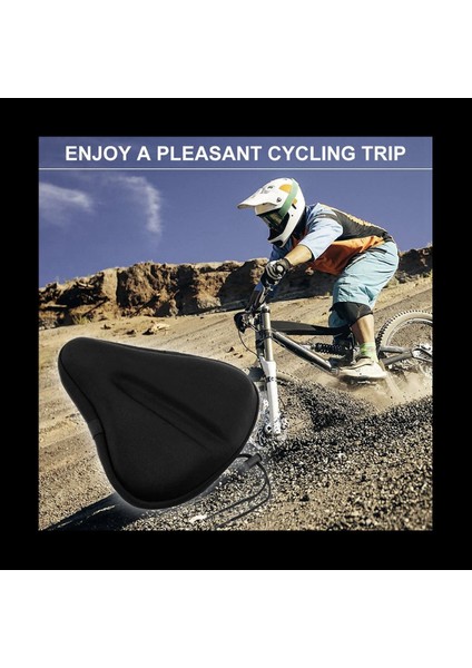 2x Bisiklet Koltuk Kapağı Büyük Boyut Yumuşak Geniş Egzersiz Bisiklet Yastığı Kapağı Mtb Yol Bisikleti (Yurt Dışından) fiyatları