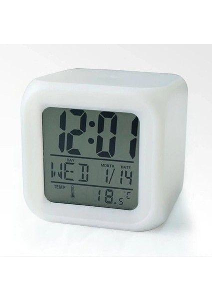 Buğz Renk Değiştiren Küp Saat