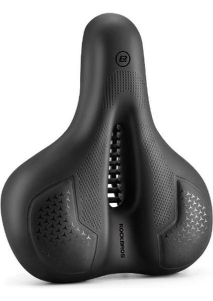 Rockbros Bike Sele Jel Koltuk Kapağı Şok Geçirmez Bisiklet Koltuğu Pu Deri Deri Dövme Nefes Alabilir Kalınlaştırılmış Sünger Bisiklet Güvenlik Koltuğu (Yurt Dışından)