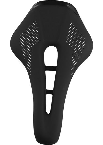 Ultralight Yol Bisiklet Eyer Kısa Burun Bisiklet Koltuğu Pu Deri Içi Boş Prostatik Eyer Bisiklet Parçaları Siyah (Yurt Dışından)