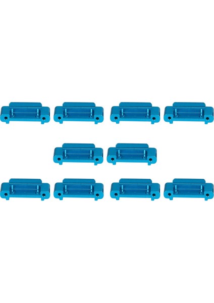 10PCS Yükseltme Yedek Rc Otomobil Parçaları Wltoys A959-B A969-B A979-B Mavi Için Ön Arka Tampon (Yurt Dışından)