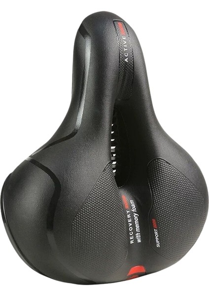 Içi Boş Nefes Alabilen Bisiklet Eyer Dağ Yol Bisiklet Eyer Şok Emici Rahat Büyük Popo Bisiklet Koltuğu Kırmızı (Yurt Dışından)