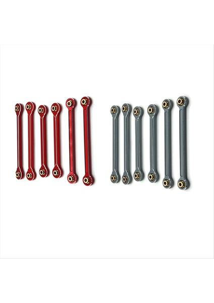 Rc Araba Yükseltme Çekme Çubuk Bağlantı Çubuk Direksiyon Çubuğu Mjx Için Set 1/10 10208 Canavar Rc Araba Yükseltme Parçaları Gri (Yurt Dışından) indirimleri