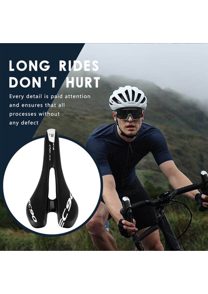 EC90 Tam Karbon Fiber Bisiklet Sökü Konfor Yolu Mtb Dağ Bisikleti Sele Koltuk Yastık Bisiklet Deri Eyer Pedi (Yurt Dışından) fırsatları