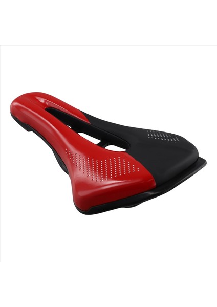 Ultralight Yol Bisiklet Eyer Kısa Burun Bisiklet Koltuğu Pu Deri Içi Boş Prostatik Eyer Bisiklet Parçaları Siyah Kırmızı (Yurt Dışından) fiyatları