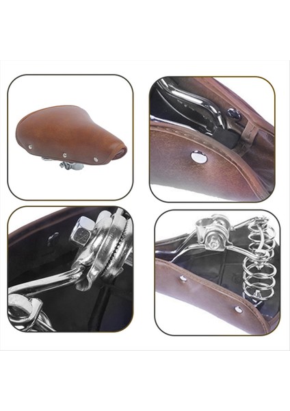 Retro Bisiklet Eyer Yumuşak Deri Bisiklet Eyer Kadın Erkekler Için Vintage El Yapımı Şehir Banliyö Elektrikli E-Bisiklet Parçaları (Yurt Dışından) fırsatları