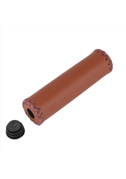 4 Çift Vintage Deri Bisiklet Tutamakları Trekking Gidonları Kapak Rengi Kahverengi (Yurt Dışından) fırsatları