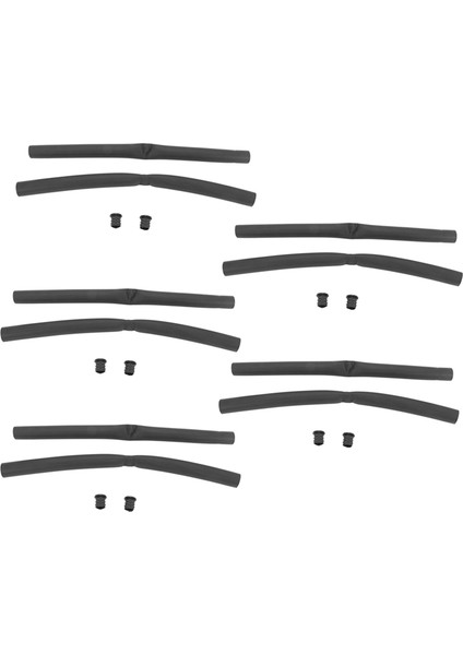 10 Pcs Mtb Bisiklet Bisiklet Tüpü Sünger Köpük Kauçuk Handbar Kabulleri Kapak +Fiş (Yurt Dışından)