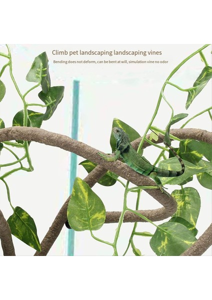 Sürüngen Bend-A-Branch Vines Esnek Bırakır Pet Habitat Dekor Tırmanıcı Orman Tırmanma Için Uzun Üzümler Gecko Kertenkele (Yurt Dışından) fiyatları