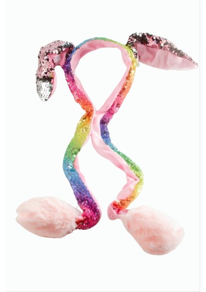 Peluş Hareketli Işıklı Tavşan Taç