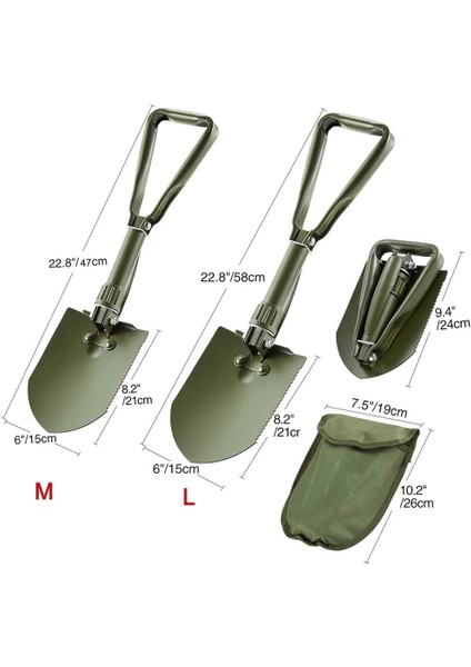 Buğz Profesyonel Portatif Katlanabilir Kürek ( Orta Boy 59 cm ) indirimleri