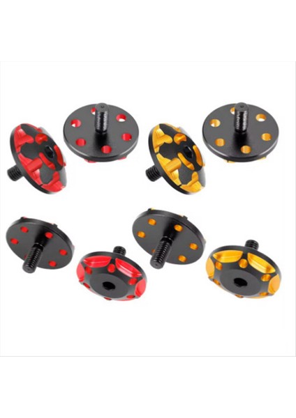 2pcs Metal M3 Kuyruk Kanadı Conta Sabitleme Vidaları 1/8/1/10 Rc Araba Yükseltme Parçaları Aksesuar Stili B Gold Sılde (Yurt Dışından) modelleri