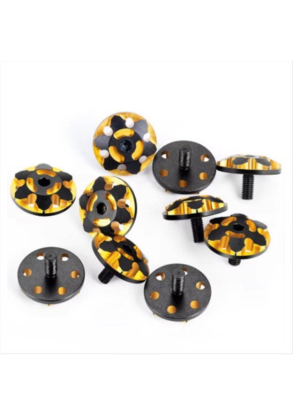 2pcs Metal M3 Kuyruk Kanadı Conta Sabitleme Vidaları 1/8/1/10 Rc Araba Yükseltme Parçaları Aksesuar Stili B Gold Sılde (Yurt Dışından) fırsatları