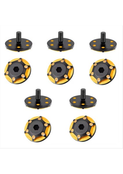 2pcs Metal M3 Kuyruk Kanadı Conta Sabitleme Vidaları 1/8/1/10 Rc Araba Yükseltme Parçaları Aksesuar Stili B Gold Sılde (Yurt Dışından) indirimleri