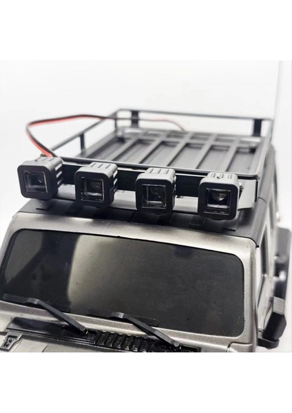 Evrensel Çatı Rafları Bagaj Taşıyıcı Araba Çerçevesi 1/18 Jjrc C8801 Rc Paletli Araba Parçaları Kare Lamba (Yurt Dışından) fırsatları