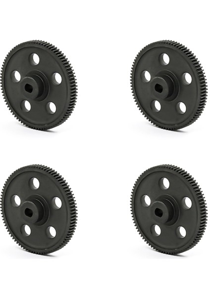 Hsp Rgt E86100 Yükseltme Parçaları Için 4x Metal Spur Dişli 87T 180024 Rc 1/10 Rock Trawler 94180 86100 Siyah (Yurt Dışından)