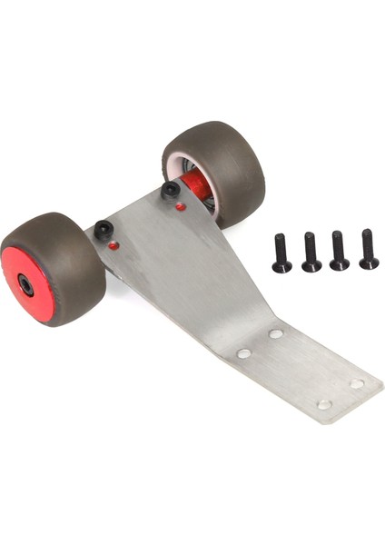 Rc Araç Paslanmaz Çelik Baş Tekerlek Kiti Arrma Için 1/18 Granit Grom 1/18 Typhon Grom Rc Araba Yükseltme Aksesuarları Kırmızı (Yurt Dışından)