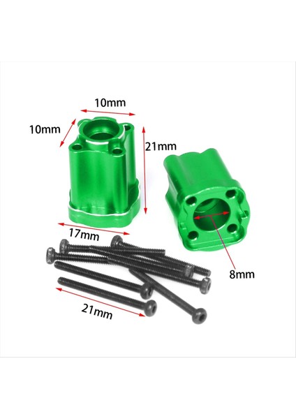 Rc Araba Yükseltme Arka Kupa Kiti Losi Için 1/18 Mini Lmt 4x4 Fırça Canavar Kamyon Rc Araba Yükseltme Parçaları Yeşil (Yurt Dışından) fiyatları