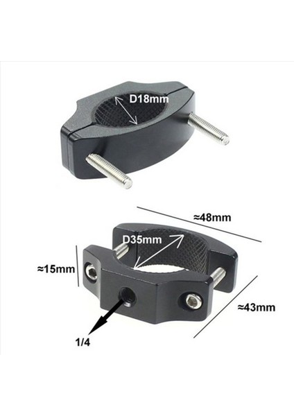 8x 360 Derece Bisiklet Motosiklet Gidon Montaj Boru Kelepçesi Braketi Gopro 9/8 Için INSTA360 Bir x (Yurt Dışından) fırsatları