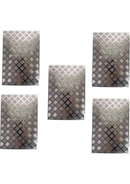 Wpl D12 Için 5x 1/10 Rc Araç Yükseltme Parçaları Arka Bagaj Kapağı Kaçma Plakası Anti-Kayma Anti-Slip Board Dekoratif Plaka Aksesuarları (Yurt Dışından)