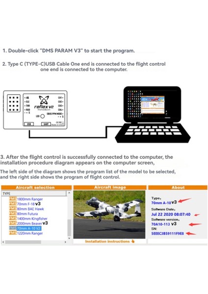 Fms Reflex V3 Uçuş Denetleyicisi Için Fms Aircraft Rc Uçaklar Için Gyroscope Stabilizatör Uçuş Denetleyicisi Yükseltme (Yurt Dışından) modelleri