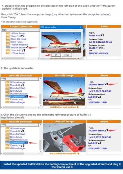 Fms Reflex V3 Uçuş Denetleyicisi Için Fms Aircraft Rc Uçaklar Için Gyroscope Stabilizatör Uçuş Denetleyicisi Yükseltme (Yurt Dışından) fırsatları