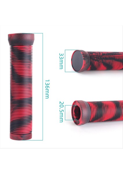 1 Çift Bisiklet Gidon Tutamakları Kapak Kaymaz Kauçuk Gidon Kapağı 22 2mm Gidon Scooter Kruvazör Yolu Kentsel E (Yurt Dışından) modelleri