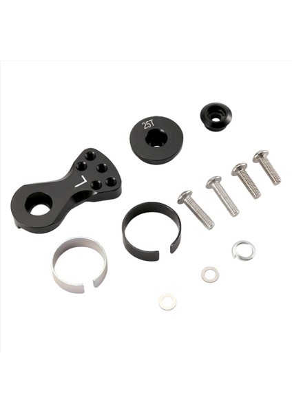 Metal 25T Ayarlanabilir Servo Koruyucu Kol Boynuzu Trx-4 Eksenel SCX10 1/10 Rc Arabalar Helikopter Model Tekne Yükseltme Parçaları L A (Yurt Dışından) fiyatları