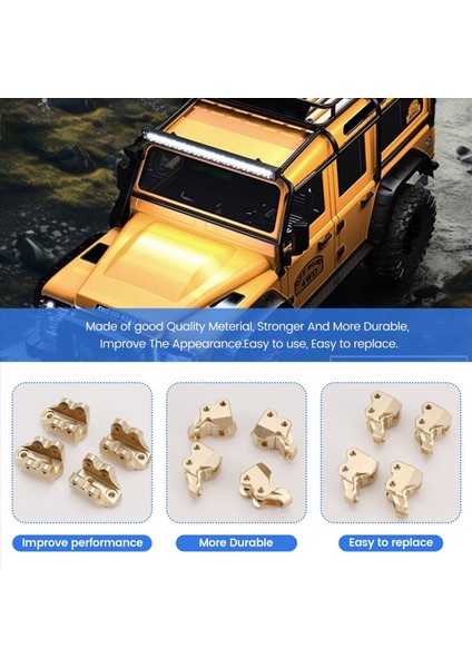 Rc Araba Yükseltme Pirinç Tie Çubuk Fiksasyon Kiti Mjx H8H 1/10 YK4102 YK4103 YK4104 YK4106 YK4082 YK4083 Rc Araba Yükseltme Parçası (Yurt Dışından) indirimleri