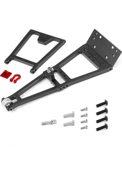 Rc Araba Yükseltme Rc Vinç/servis Kurtarma Kamyonu Kamyonu Kamyon Vinç Vinç Kol Kiti 1/10 Trx4 SCX10 Rc Araba Yükseltme Parçaları Siyah (Yurt Dışından)