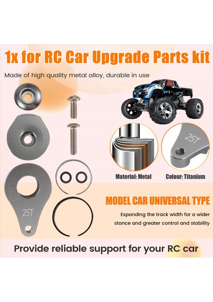 25T Direksiyon Servo Kol Boynuzu Rc Paletli Araba Için 1 Delik Büyük Tork Dijital Servo Yükseltme Parçaları Titanyum Renk (Yurt Dışından) fırsatları