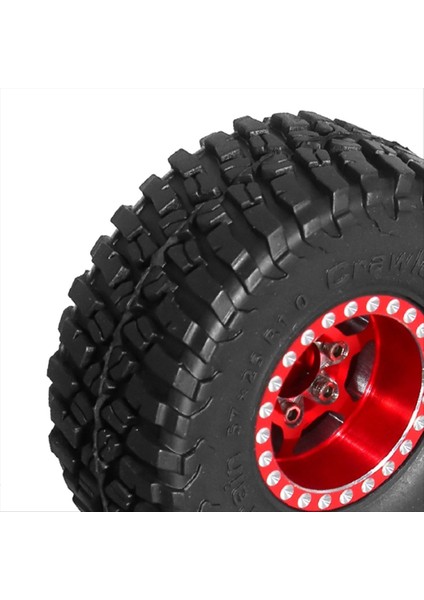 1 Inç Metal Tekerlekler Lastikler Yükseltme Hub Lastik 1/18 Rc Paletli Araba Traxxas Trx4-M Savunmacı Bronco SCX24 Fms Için (Yurt Dışından) indirimleri