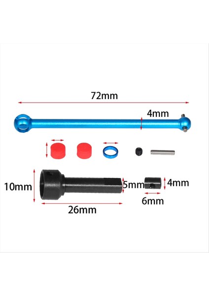 Rc Araba Yükseltme Cvd Merkezi Şaft Seti 22052 W190 Tamiya XV02 Rc Araba Yükseltme Parçaları (Yurt Dışından) fiyatları