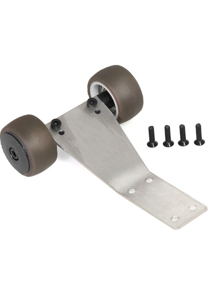 Rc Araç Paslanmaz Çelik Baş Tekerlek Kiti Arrma Için 1/18 Granit Grom 1/18 Typhon Grom Rc Araba Yükseltme Aksesuarları Siyah (Yurt Dışından)