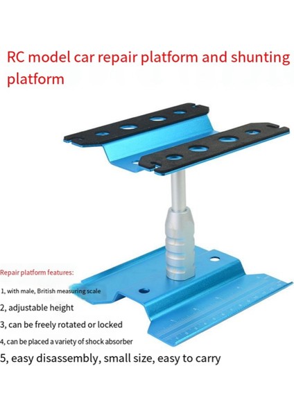 Model Araba Tamir Istasyonu Dönen Istasyonu Off-Road Tırmanma Aracı Tamir Istasyonu Kırmızı (Yurt Dışından) fiyatları