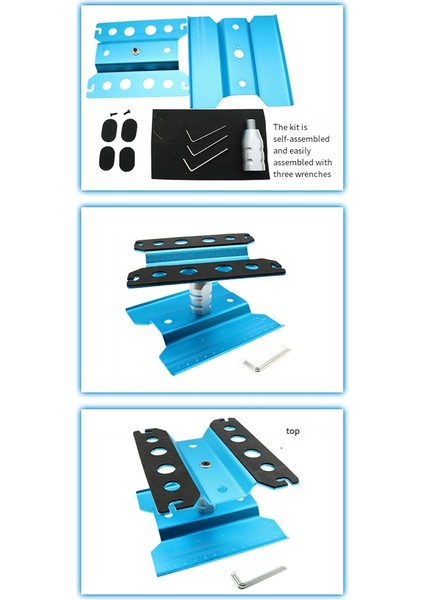 Model Araba Tamir Istasyonu Dönen Istasyonu Off-Road Tırmanma Aracı Tamir Istasyonu Siyah (Yurt Dışından) modelleri