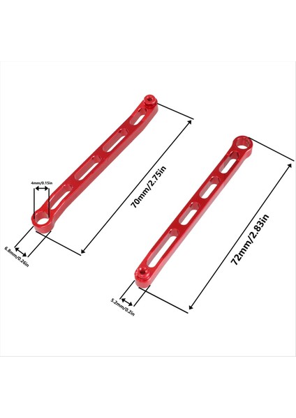 1/12 MN78 MN82 Rc Araba Yükseltme Aksesuarları Için Rc Araç Şasi Taşıma Çubuk Kiti Kırmızı (Yurt Dışından) fiyatları