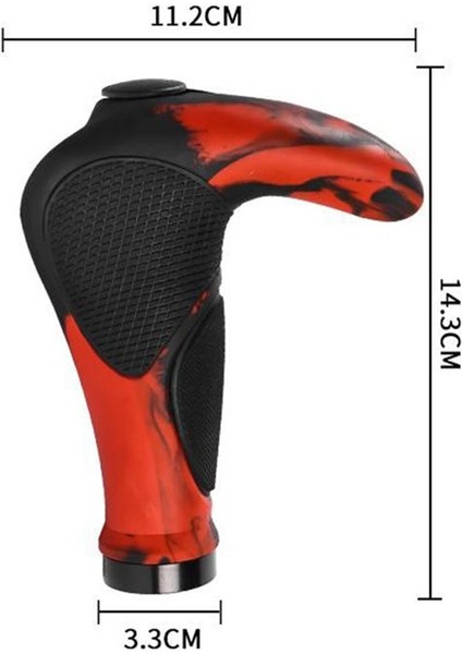 Bisiklet Korna Kolu Set Ergonomik Kauçuk Kilidi Alüminyum Alaşımlı Me Me Meat Binicilik Ekipmanları (Mavi) (Yurt Dışından) fiyatları