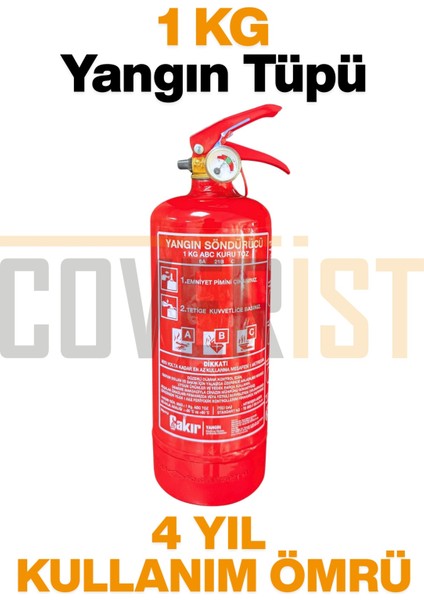 Eva Trafik Seti Plus - 1 kg Yangın Tüpü - 4 Yıllık - Kırmızı - Bronz Paket fırsatları