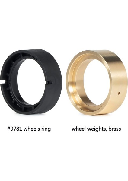 4pc 140G Pirinç 1 0 Inç Beadlock Tekerlek Jant Iç Ağırlık Kelepçe Halkası 9780 TRX4M Için 1/18 Rc Paletli Araba Yükseltme Parçaları (Yurt Dışından) modelleri