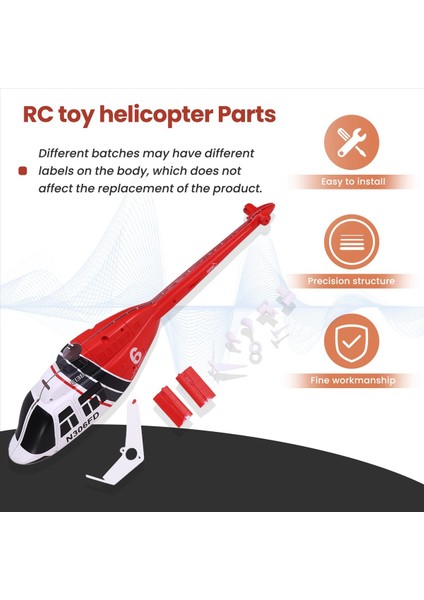 Rc Oyuncak Helikopter Yükseltme C138 Rc Era C138 Bell 206 1 33 Rc Oyuncak Helikopter Parçaları Kırmızı (Yurt Dışından) indirimleri