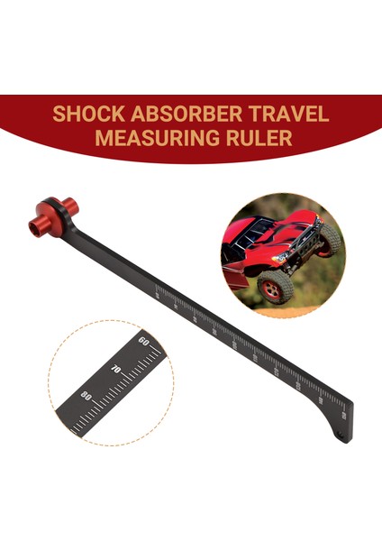 Rc Off-Road Aracı Evrensel Araç Şok Emici Seyahat Ölçüm 1/8 1/10 Arrma Traxxas Hpı Axıal SCX10 (Yurt Dışından) indirimleri