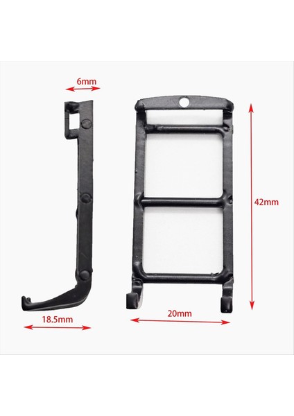 1/18 1/24 TRX4M Defender Bronco Rc Için Metal Mini Yan Merdiven Araba Yükseltme Parçaları Aksesuarları Uzun Stil (Yurt Dışından) fırsatları