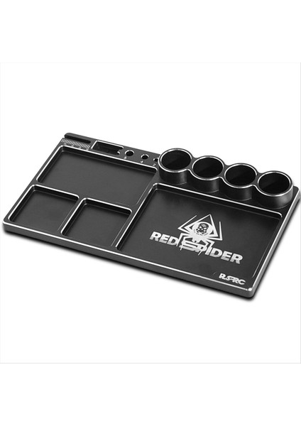 Kırmızı Örümcek Rc Araba Kamyonu Alüminyum Alaşım Vidalı Tepsisi Mini Tip Parçalar Rc Tool Tutucu Soket Braket Tornavida Tutucu (Yurt Dışından) fırsatları