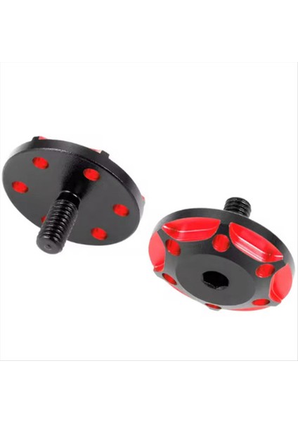 2pcs Metal M3 Kuyruk Kanadı Conta Sabitleme Vidaları 1/8/1/10 Rc Araba Yükseltme Parçaları Aksesuar Stili Bir Siyah Kırmızı (Yurt Dışından) modelleri